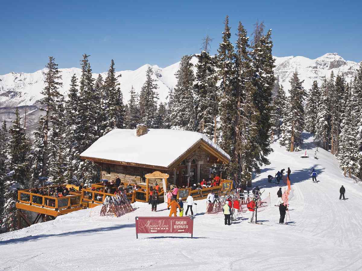 alpino vino restaurant at ski telluride ski resort