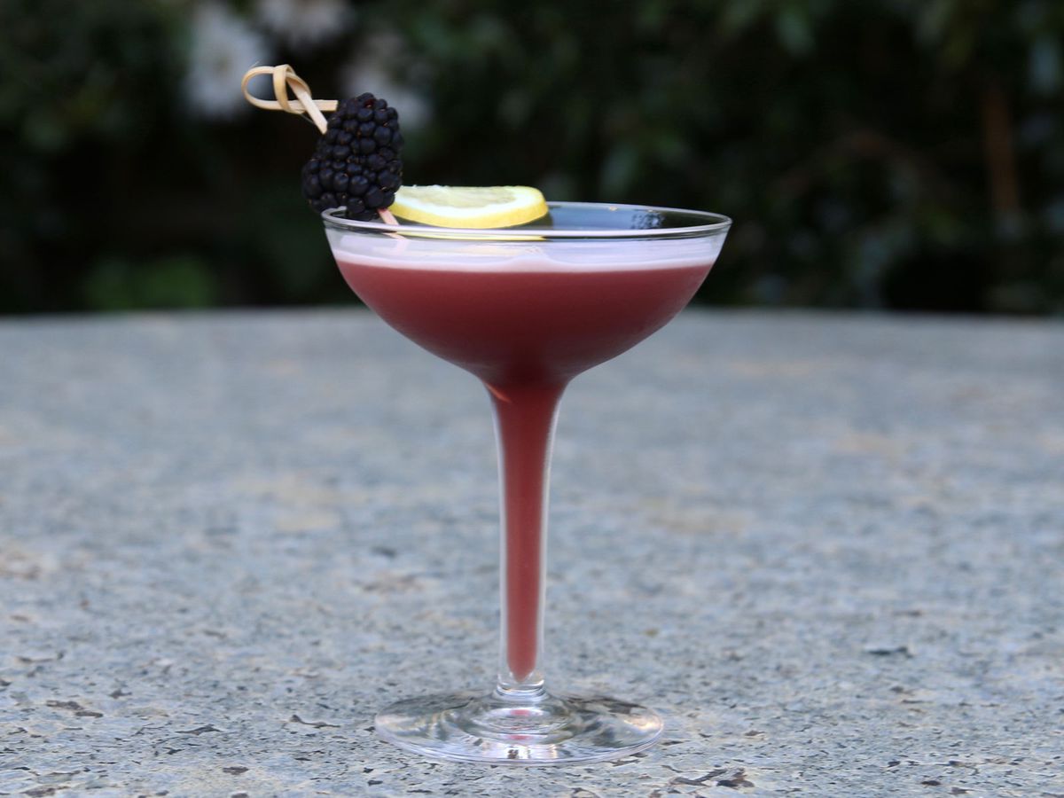 Marionberry Whiskey Sour