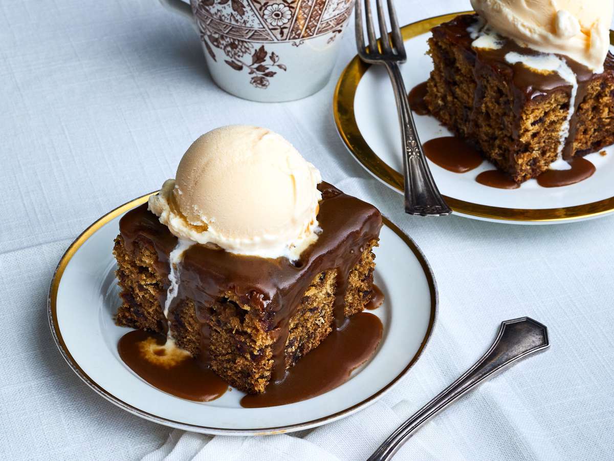 Sticky Toffee and Earl Grey Pudding