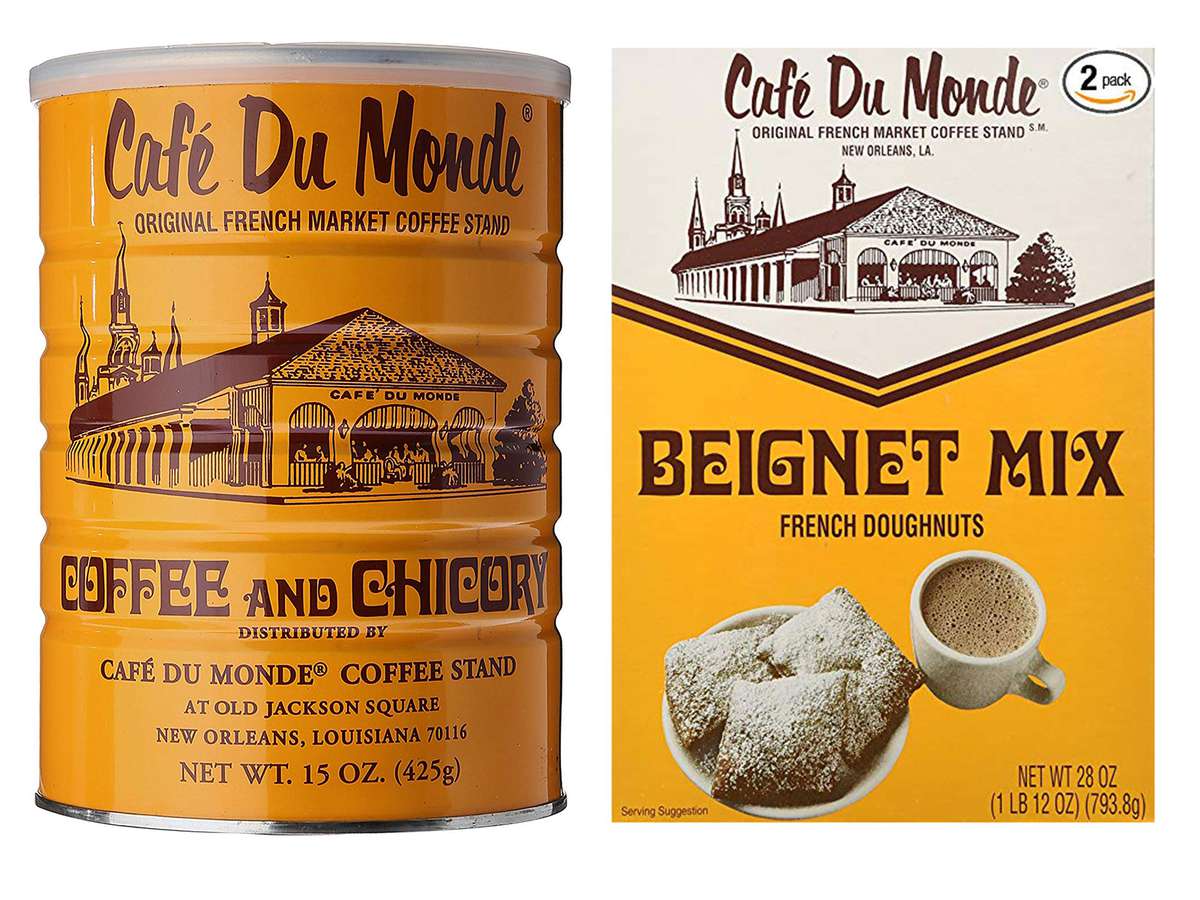 Cafe du Monde beignets and chicory coffee