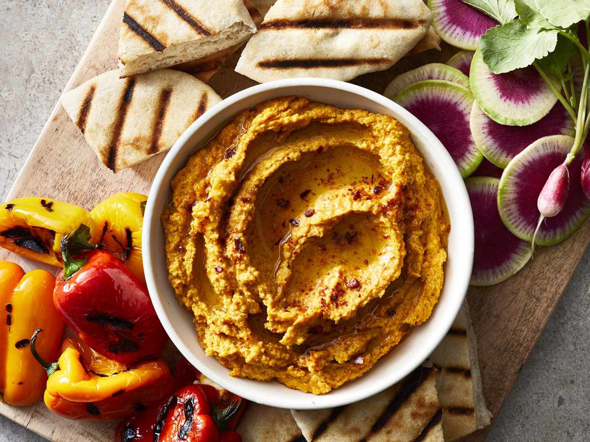 Grilled Carrot Hummus
