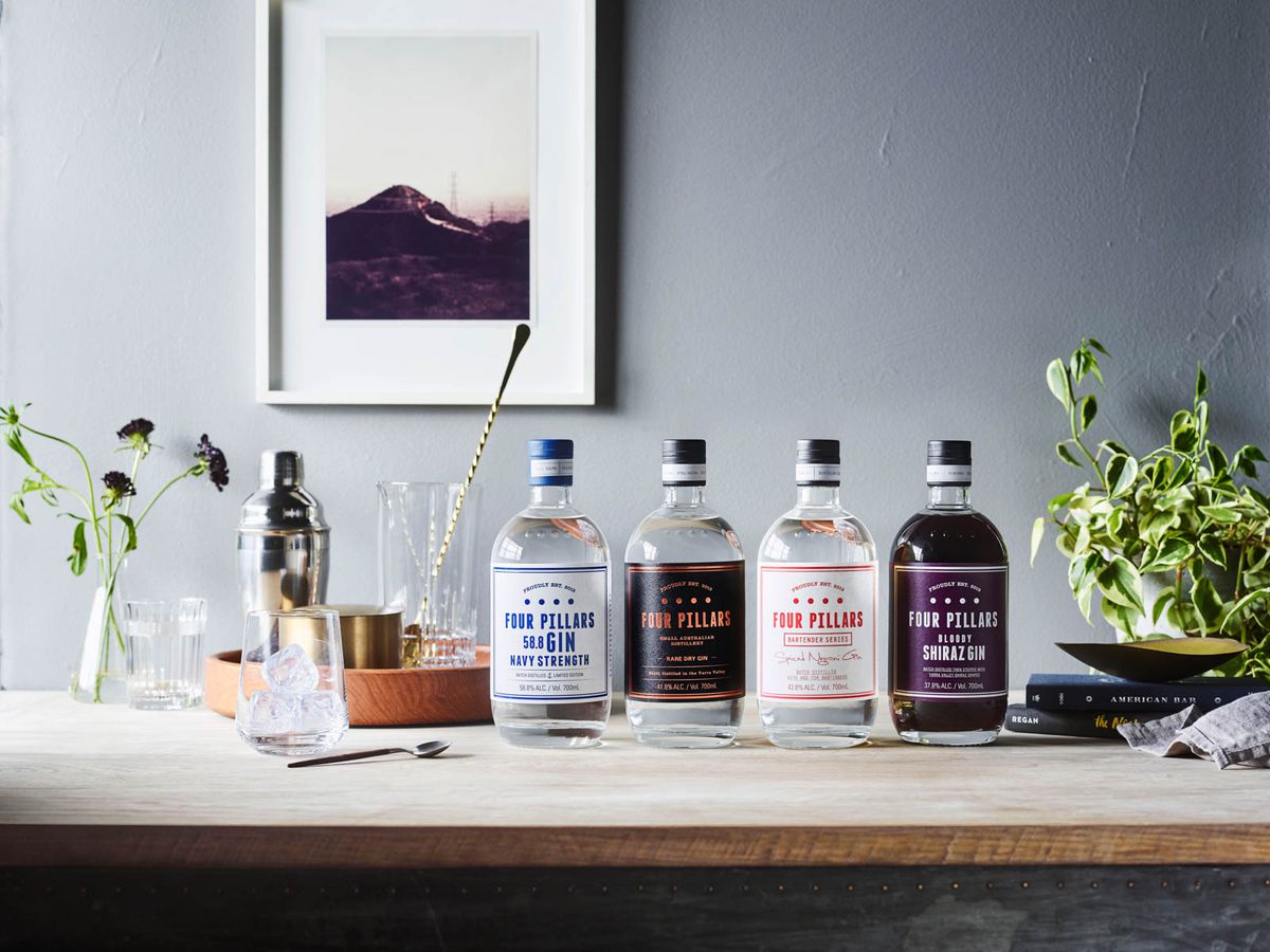 Sustainable Wines and Spirits Four Pillars Gin