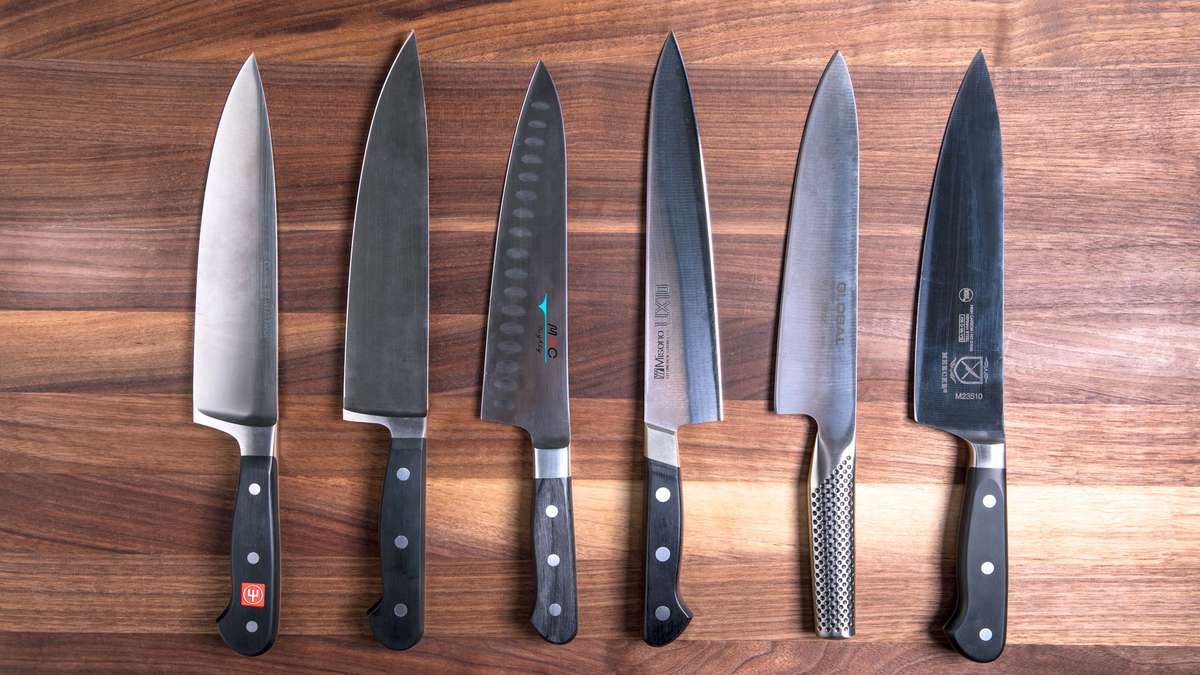 kitchen knife set damascus