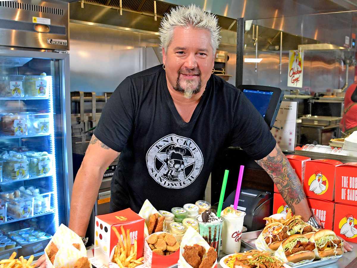 Guy Fieri On Fame Fried Chicken And Kitchen Sinks Food Wine