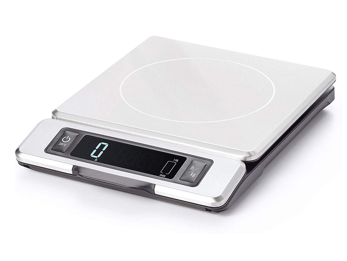 OXO Good Grips 11 Pound Stainless Steel Food Scale