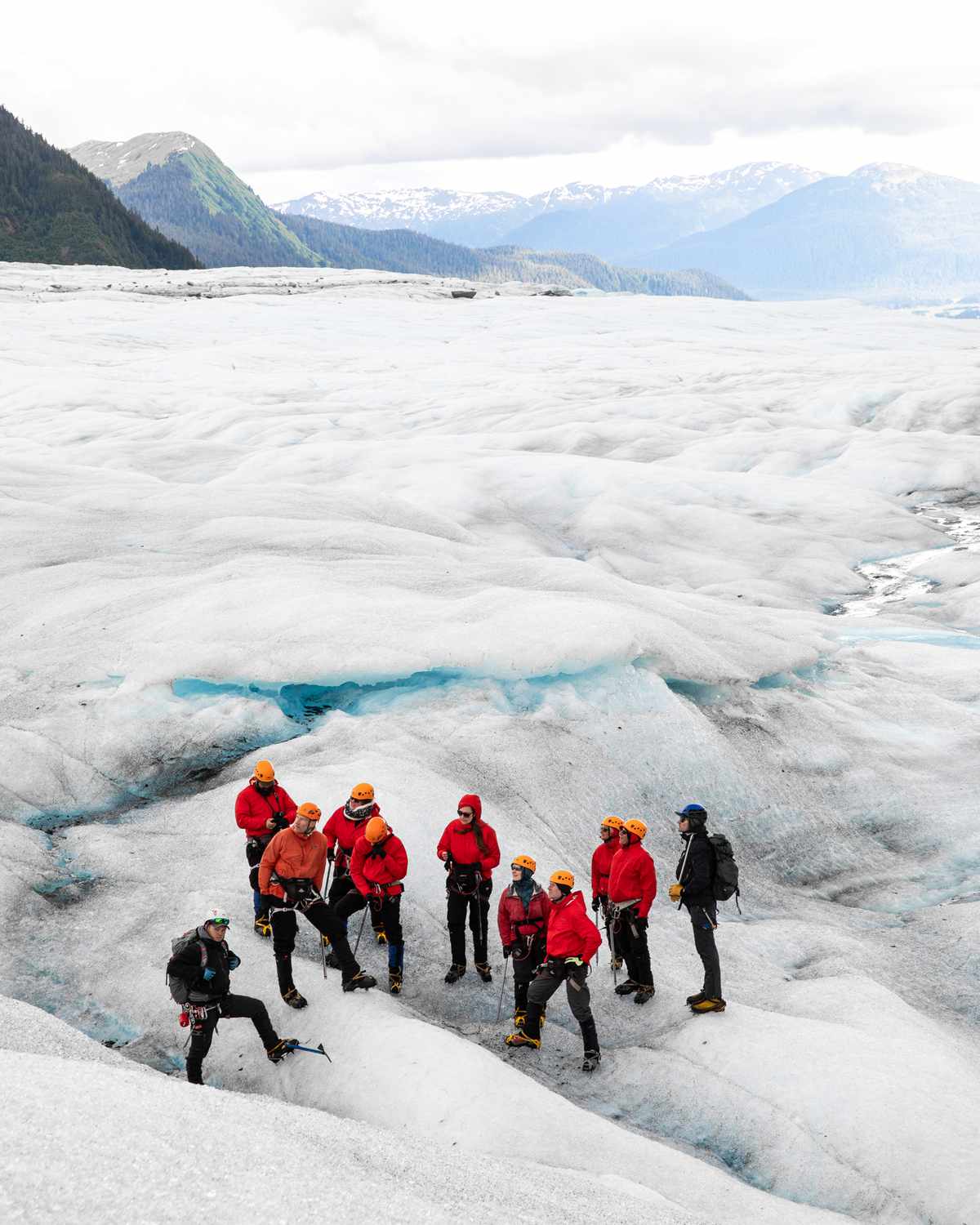 Active types have the option to climb a glacier as part of Cunard's Alaska-bound cruise