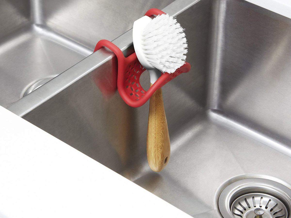 Umbra Sling Flexible Sink Caddy Red Tout