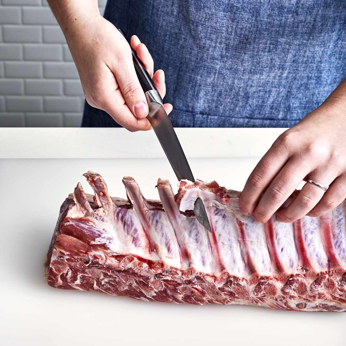 How To Bone-In Roast Pork Loin
