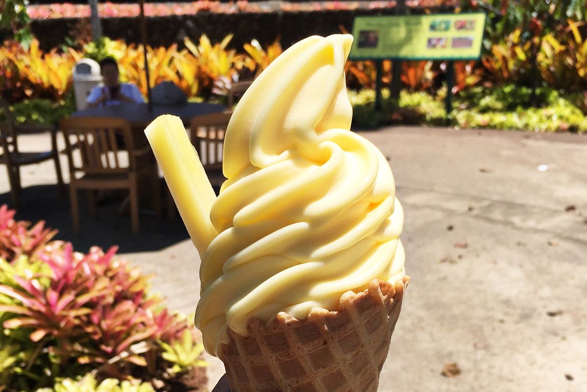 Pineapple Soft serve Ice-cream