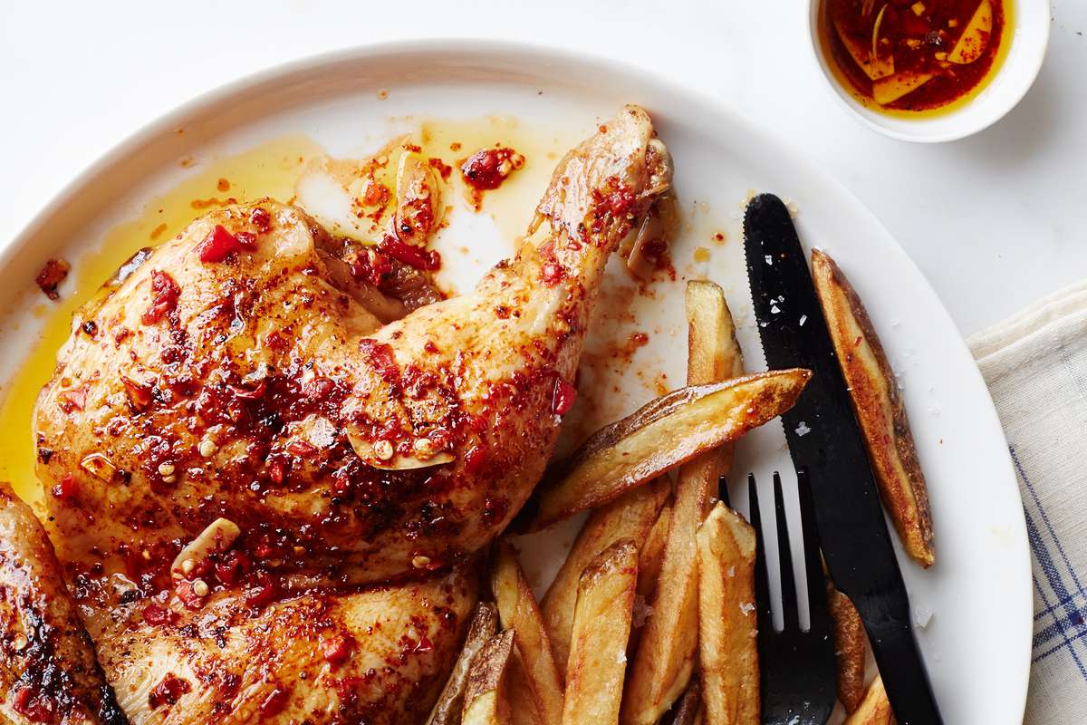 Grilled Chicken with Spicy Sweet Chile Oil