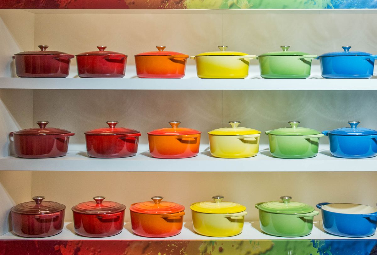 Colorful Le Creuset Dutch Ovens