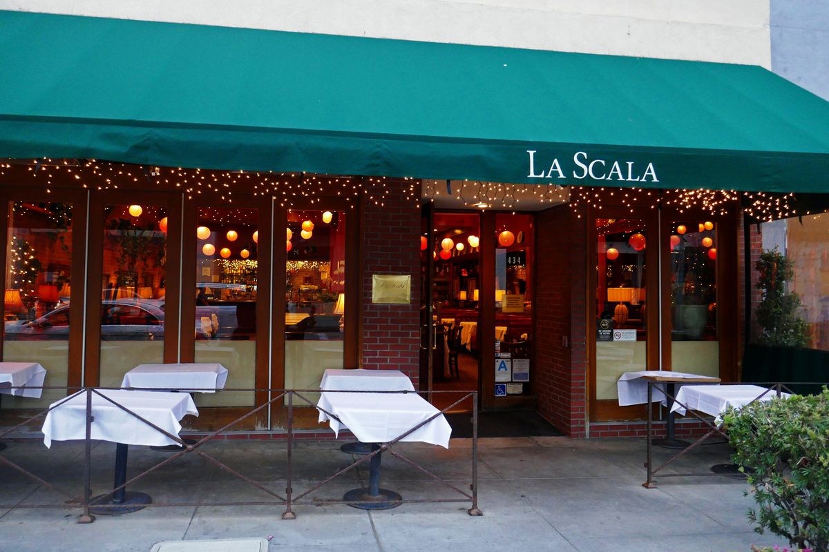 La Scala Beverly Hills Restaurant Exterior