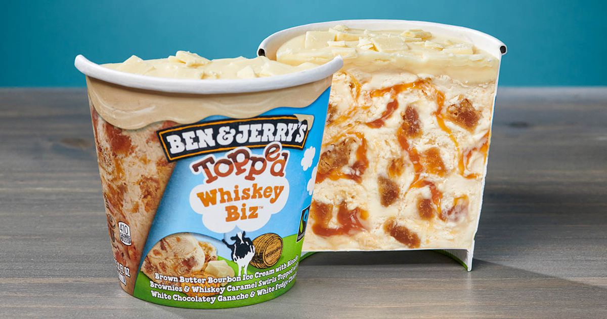 Ben & Jerry's new product, Topped