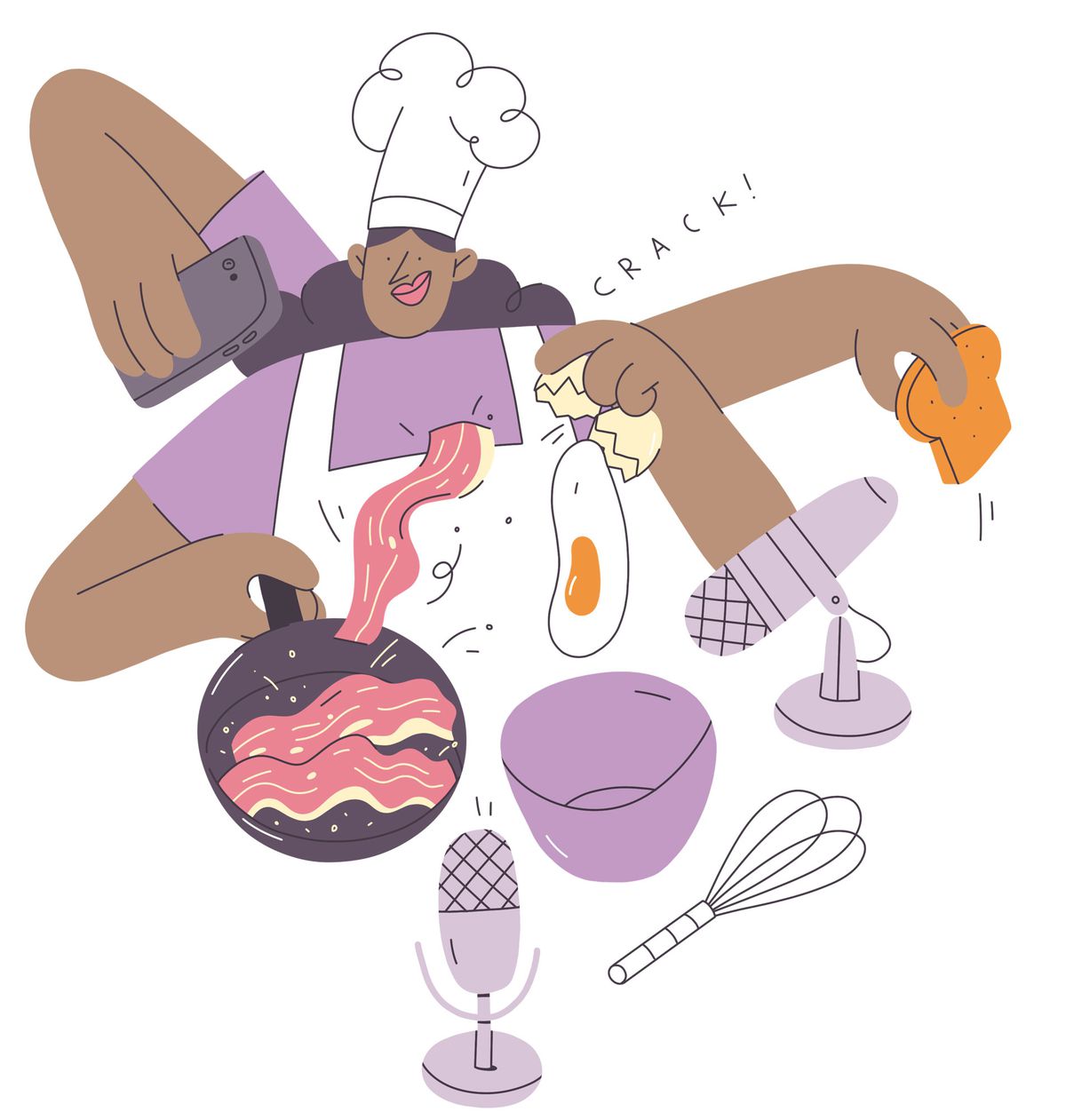 cooking illustration