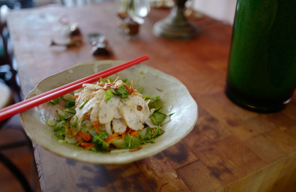 Cicada Coffee rice noodle salad