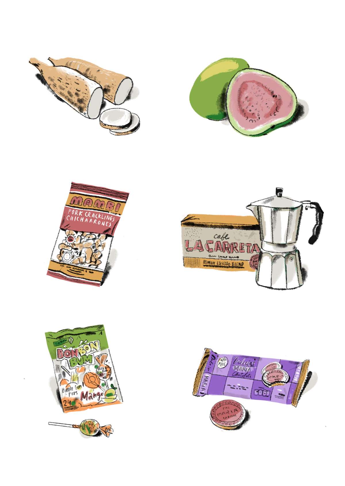 ingredient illustrations