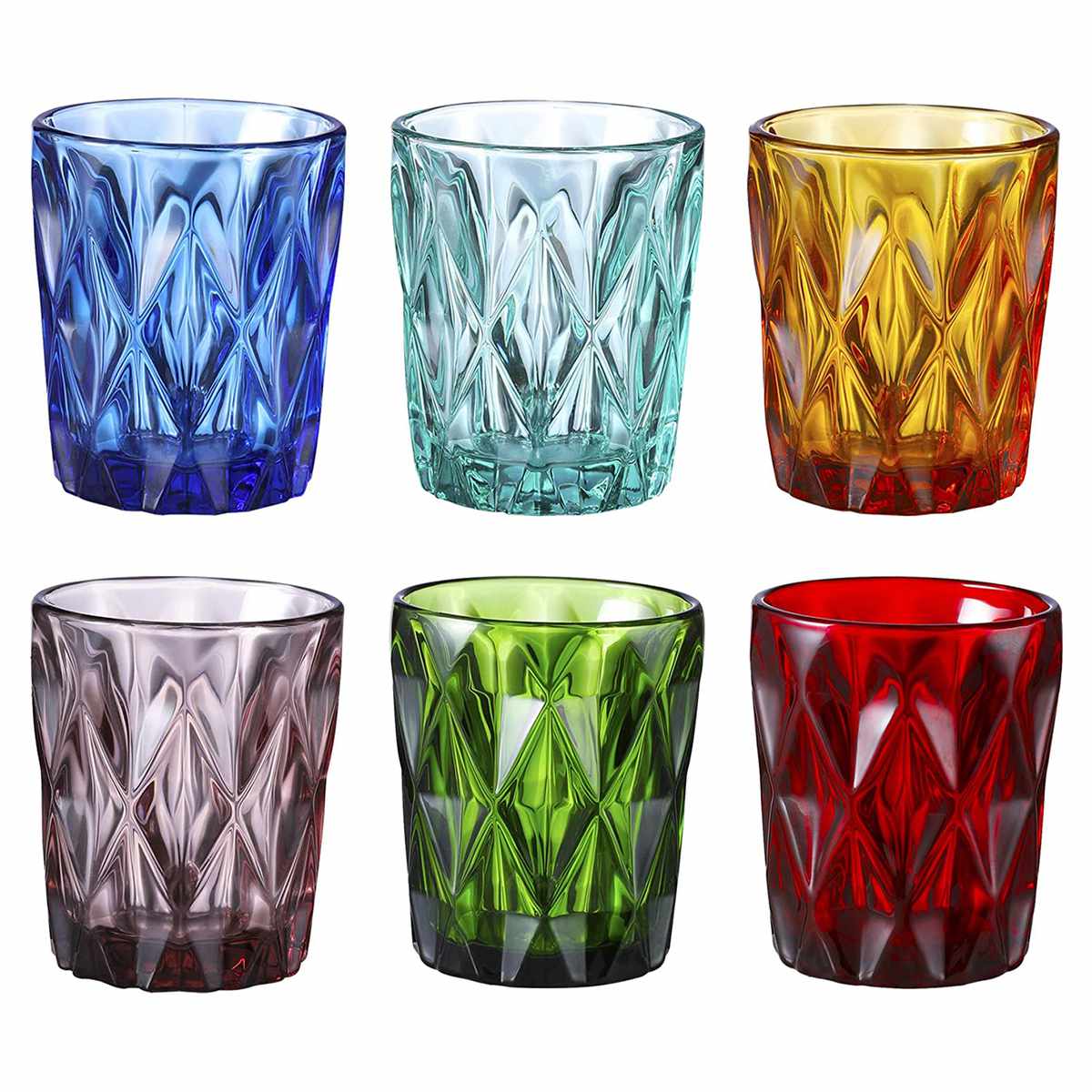 Colored Glass Drinkware