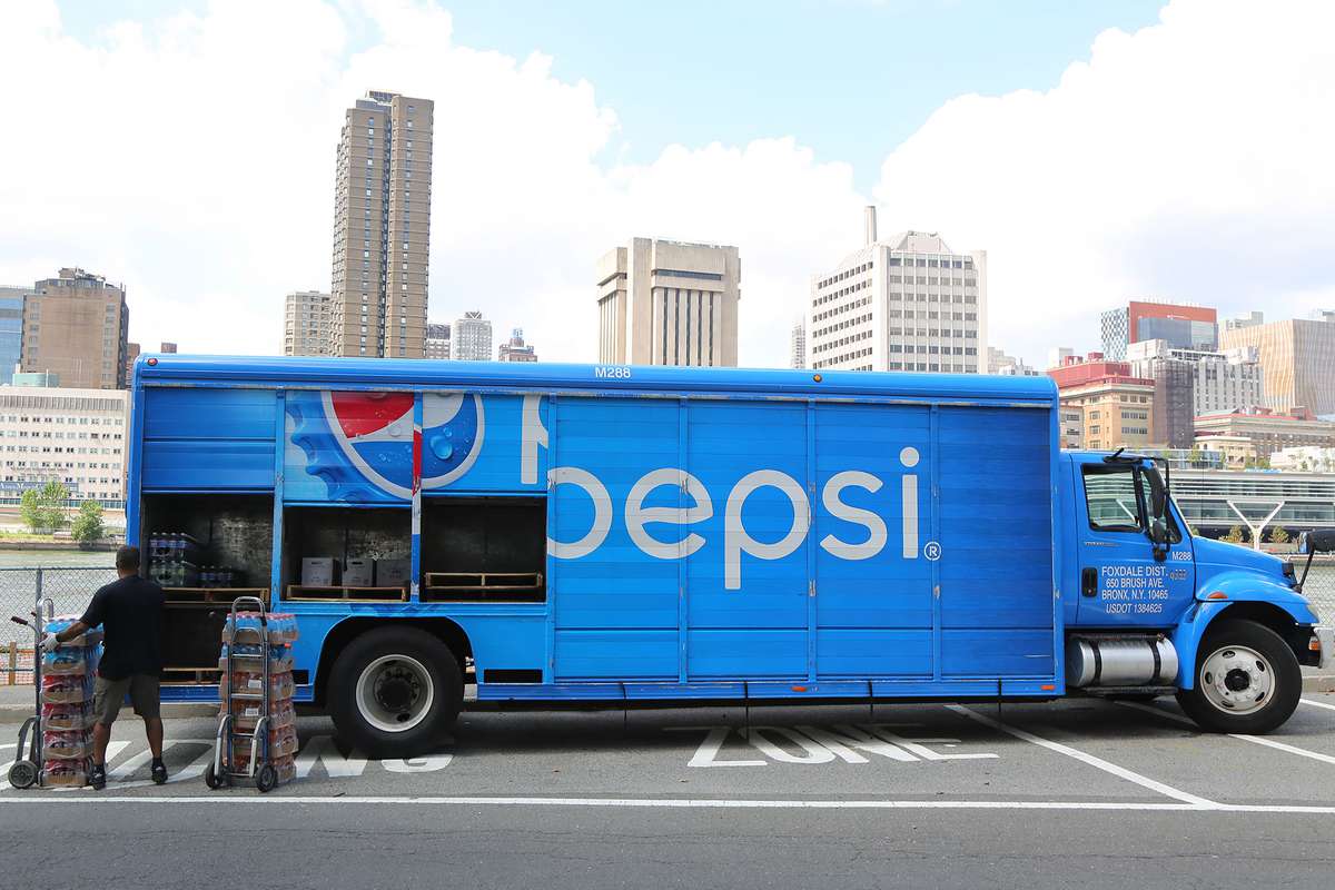 Pepsi delivery truck