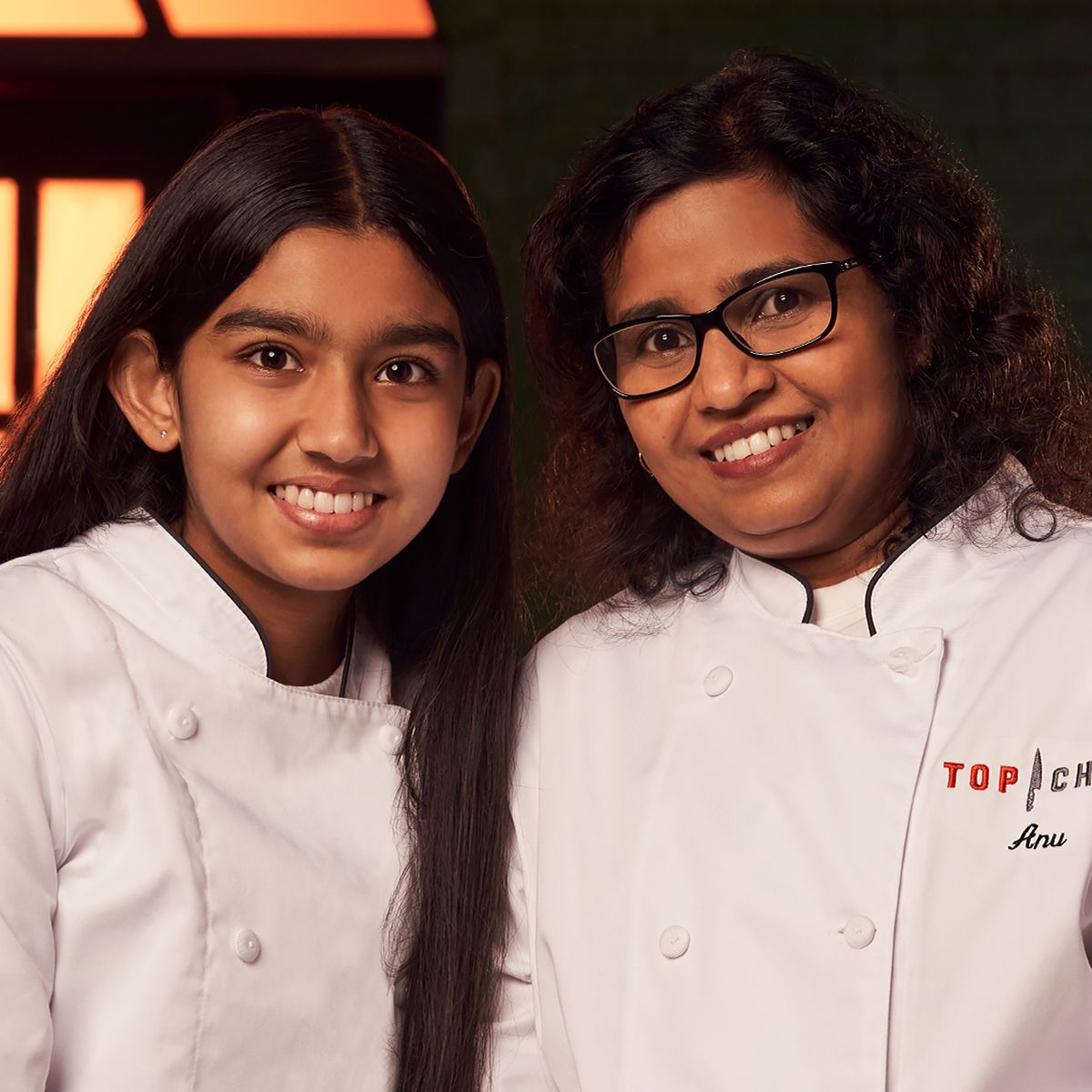 Top Chef Family Style contestants Anika and Anupama Kumar