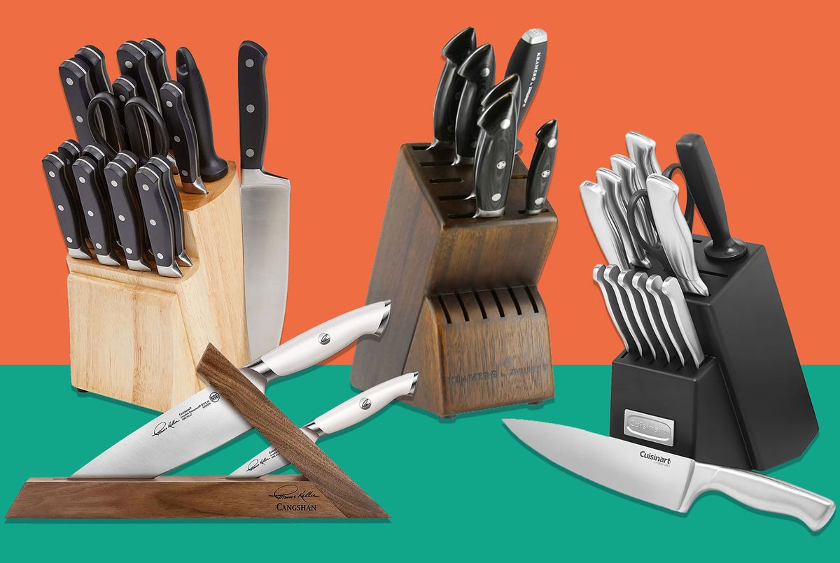 Assorted knife block sets