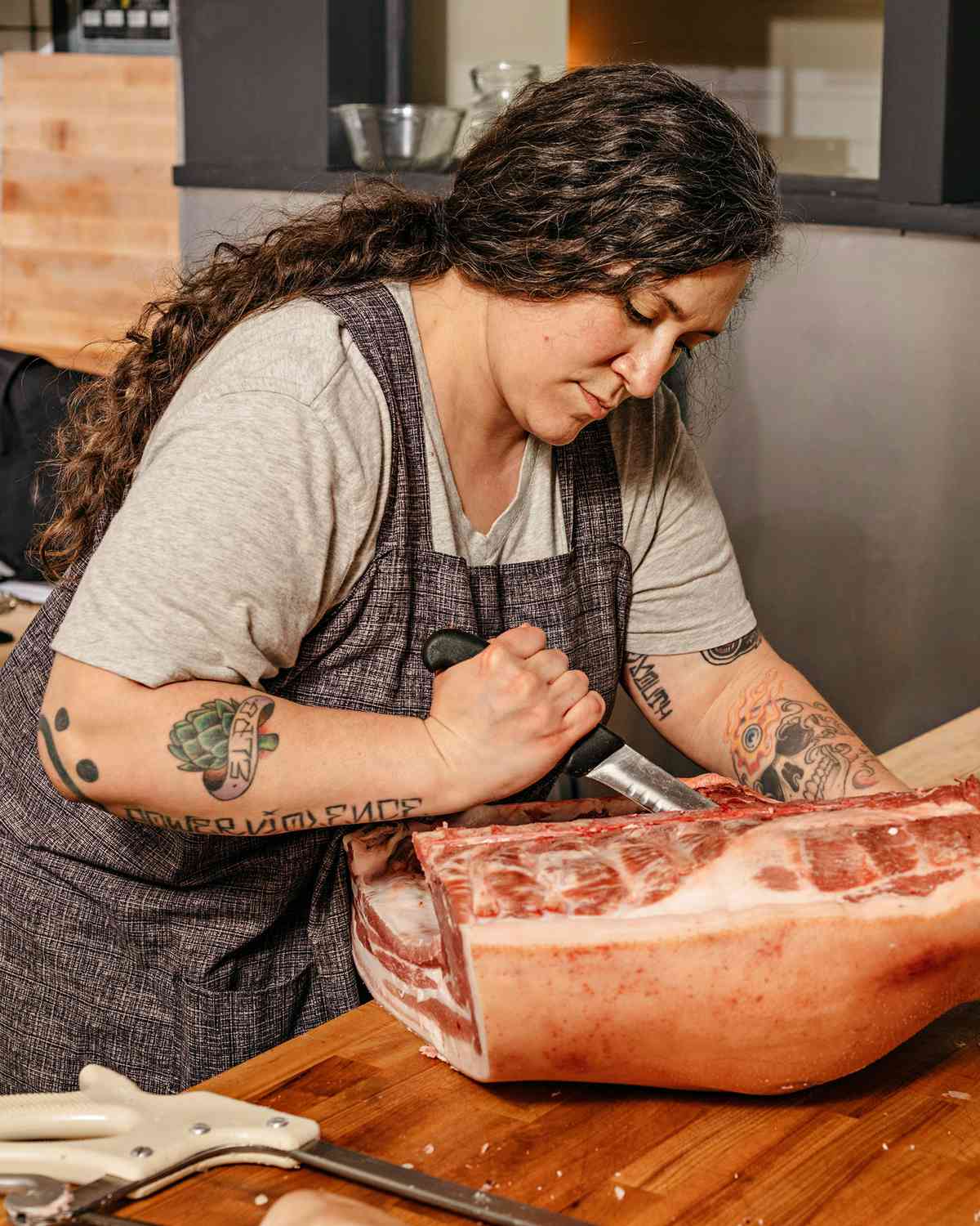 Restaurateur Lauren Garaventa, of bar and butcher shop The Ruby Brink