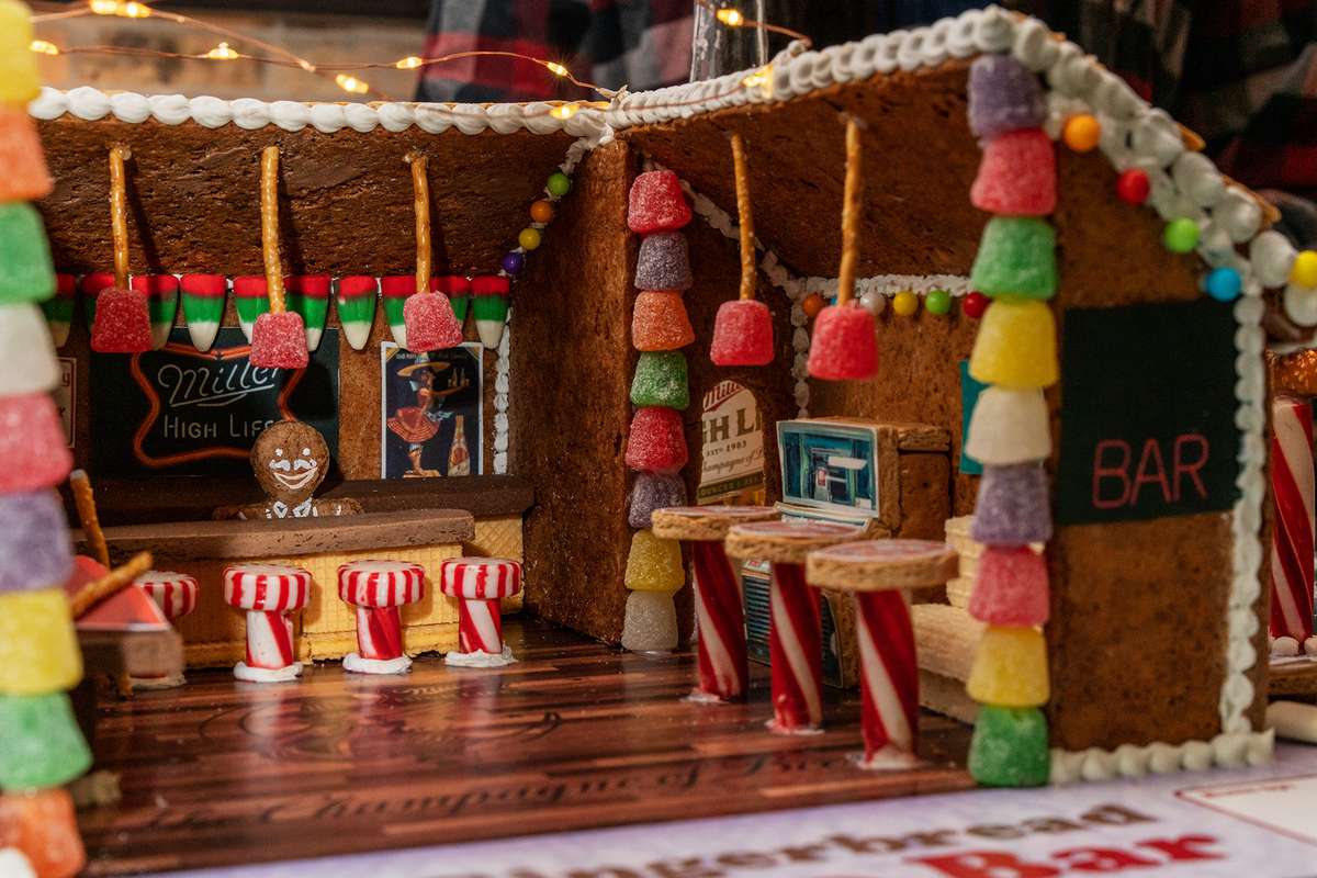 A Gingerbread Dive Bar Kit is Exactly What You Need This Holiday