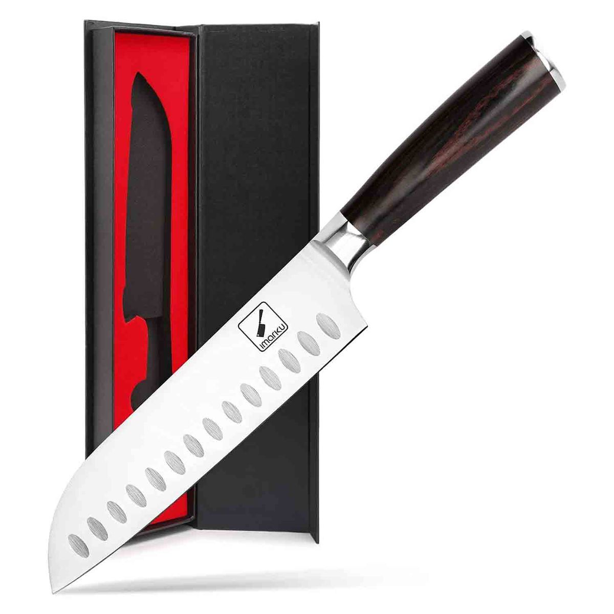 Santoku刀imarku 7寸厨刀超锐亚洲刀日本厨刀