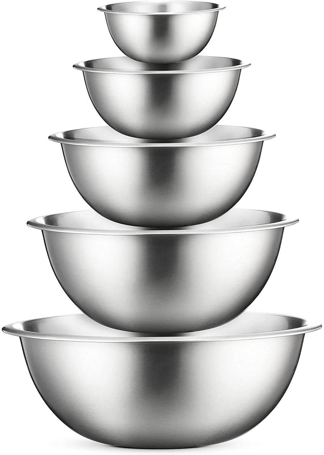 Amazon Stainless Steel Mixing Bowls Set of 5