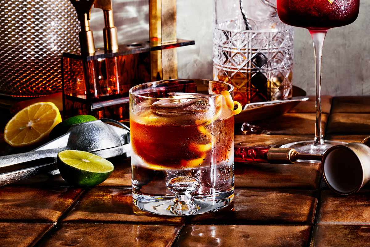 Rum and Orange Cocktail