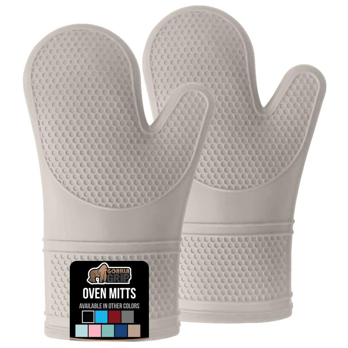 Silicone Oven Mitts Set