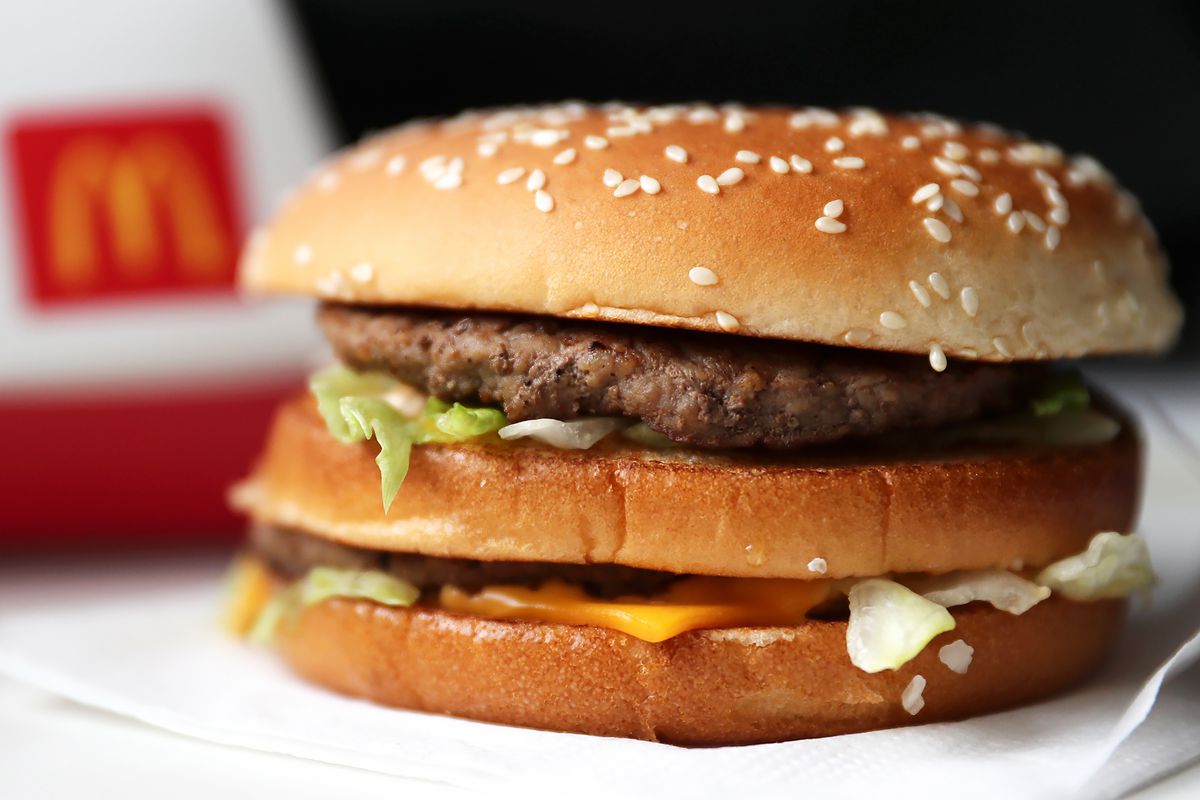 A McDonald's Big Mac sandwich