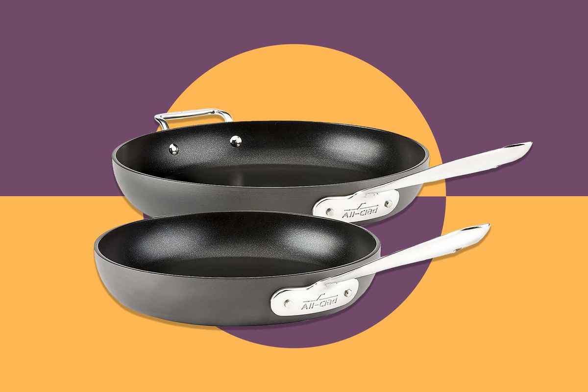 All-Clad E7859064 HA1 Hard Anodized Nonstick Fry Pan Cookware Set