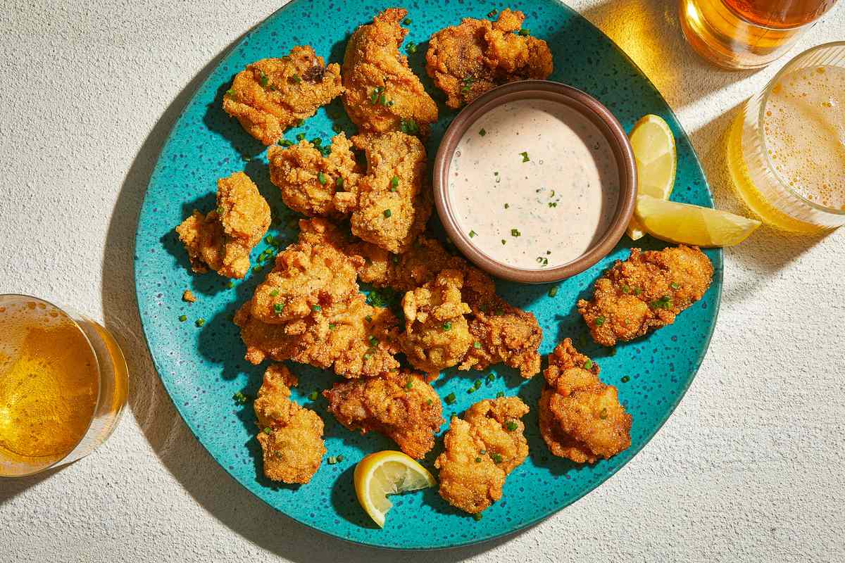 Fried Oysters with Remoulade Sauce