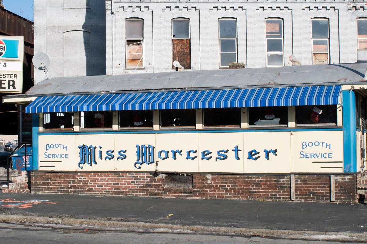 Miss Worchester diner in Worchester, MA