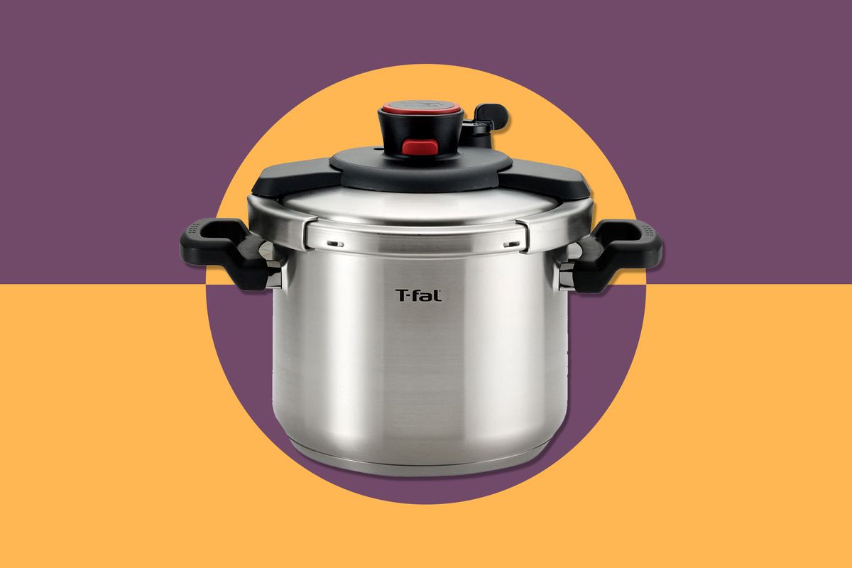 T-fal P4500736 Clipso Stainless Steel Dishwasher Safe PTFE PFOA and Cadmium Free 12-PSI Pressure Cooker Cookware