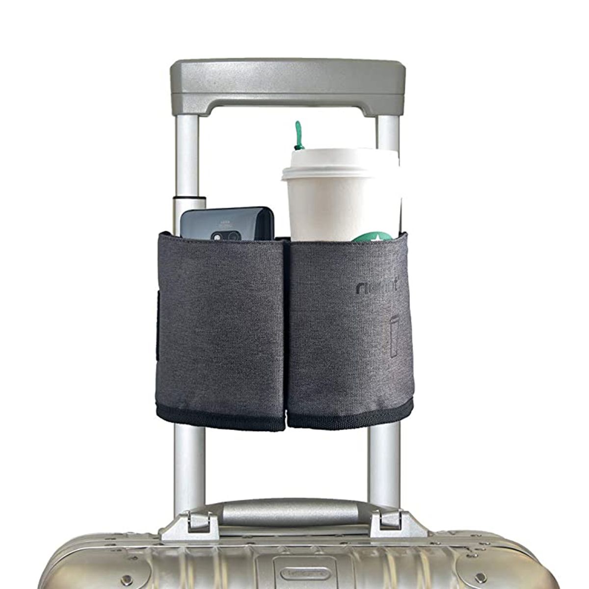riemot Luggage Travel Cup Holder Free Hand Drink Caddy
