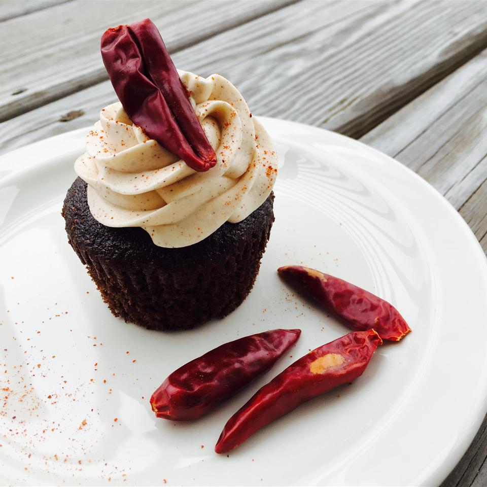 Cinco de Chili Chocolate Cupcakes with Chili Cream Cheese Frosting ...