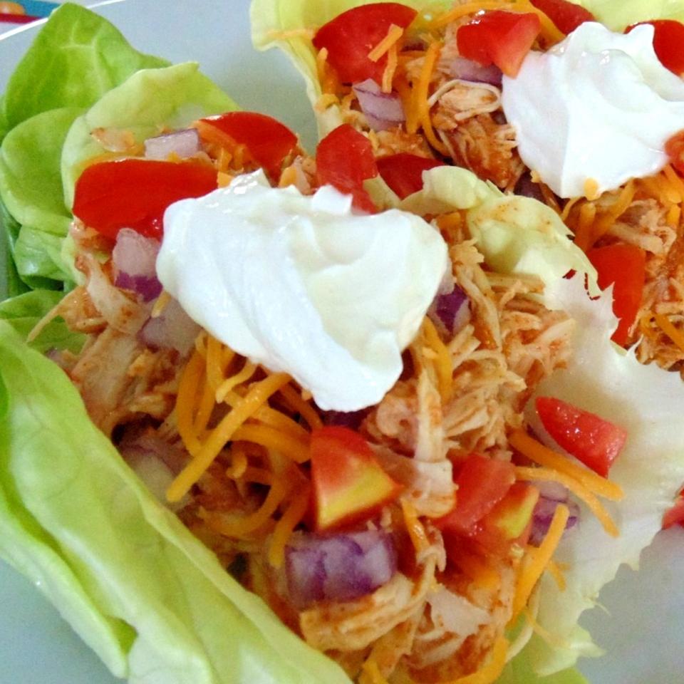 Fiesta Slow Cooker Shredded Chicken Tacos Recipe | Allrecipes