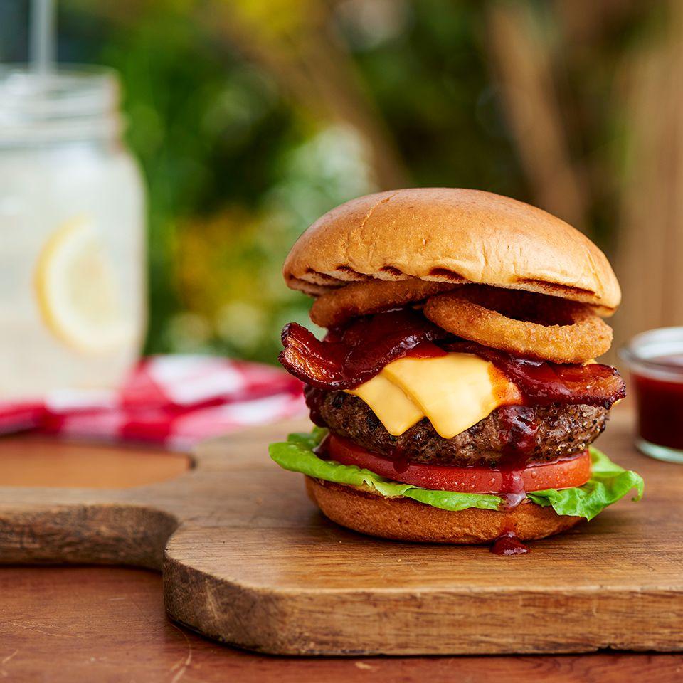 Bold Honey-Barbecue Burger Recipe | Allrecipes