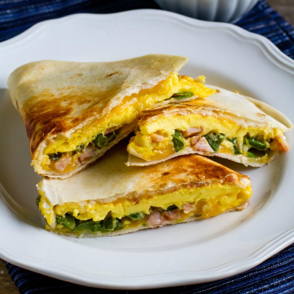 Jalapeno and Canadian Bacon Breakfast Quesadillas | Allrecipes