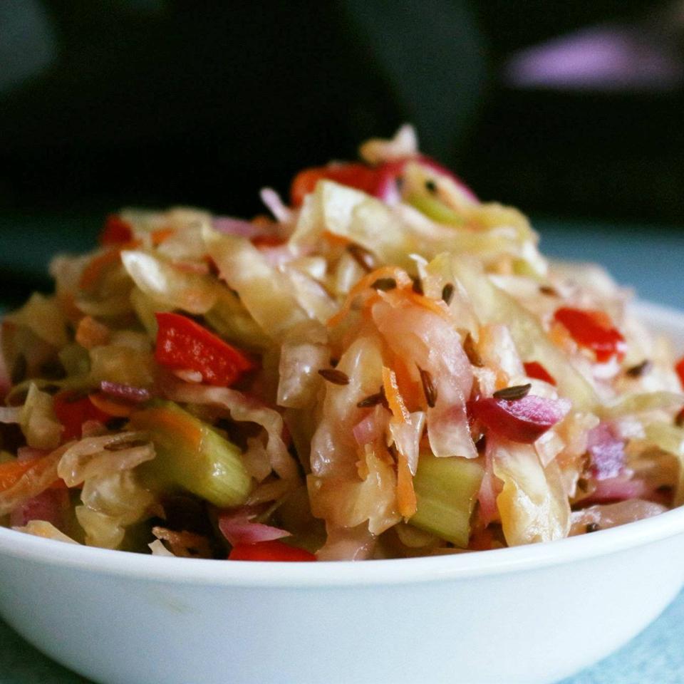Sauerkraut Salad with Caraway Seeds Recipe | Allrecipes