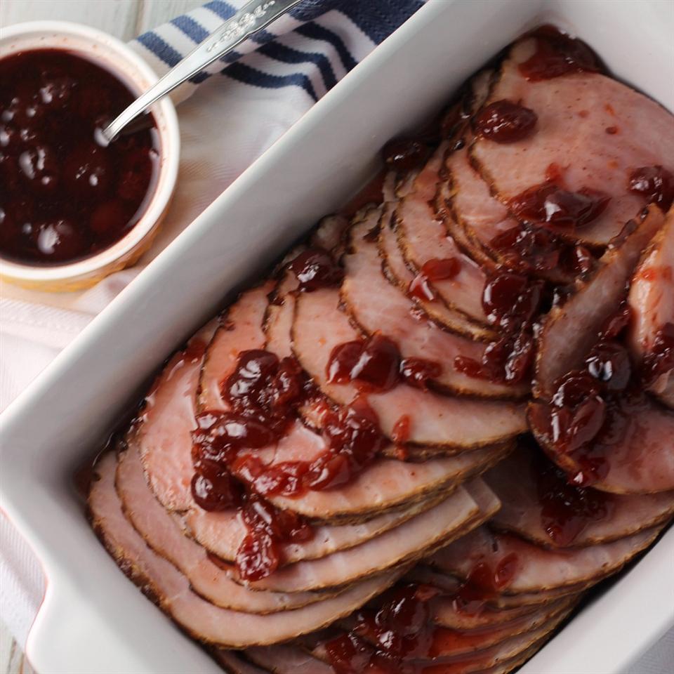 Christmas Ham with Cherry Ham Glaze • Food, Folks and Fun