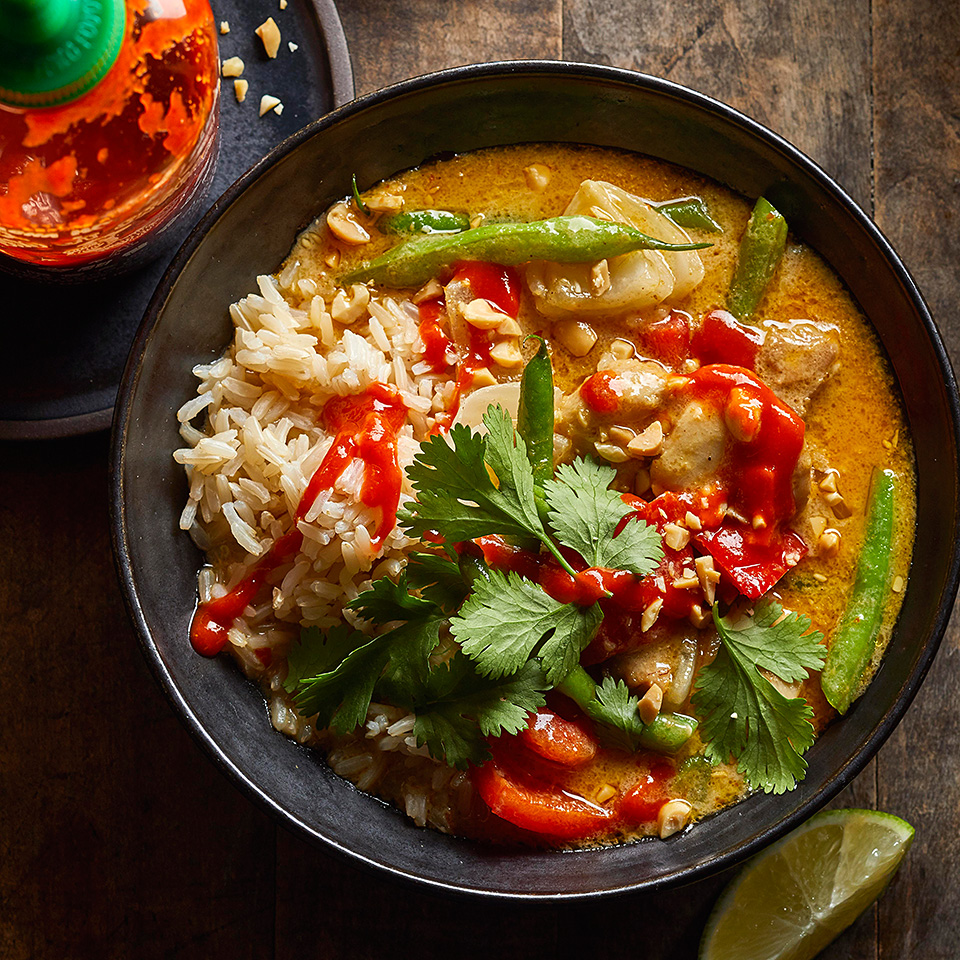 Thai Yellow Chicken Thigh Curry Recipe | EatingWell