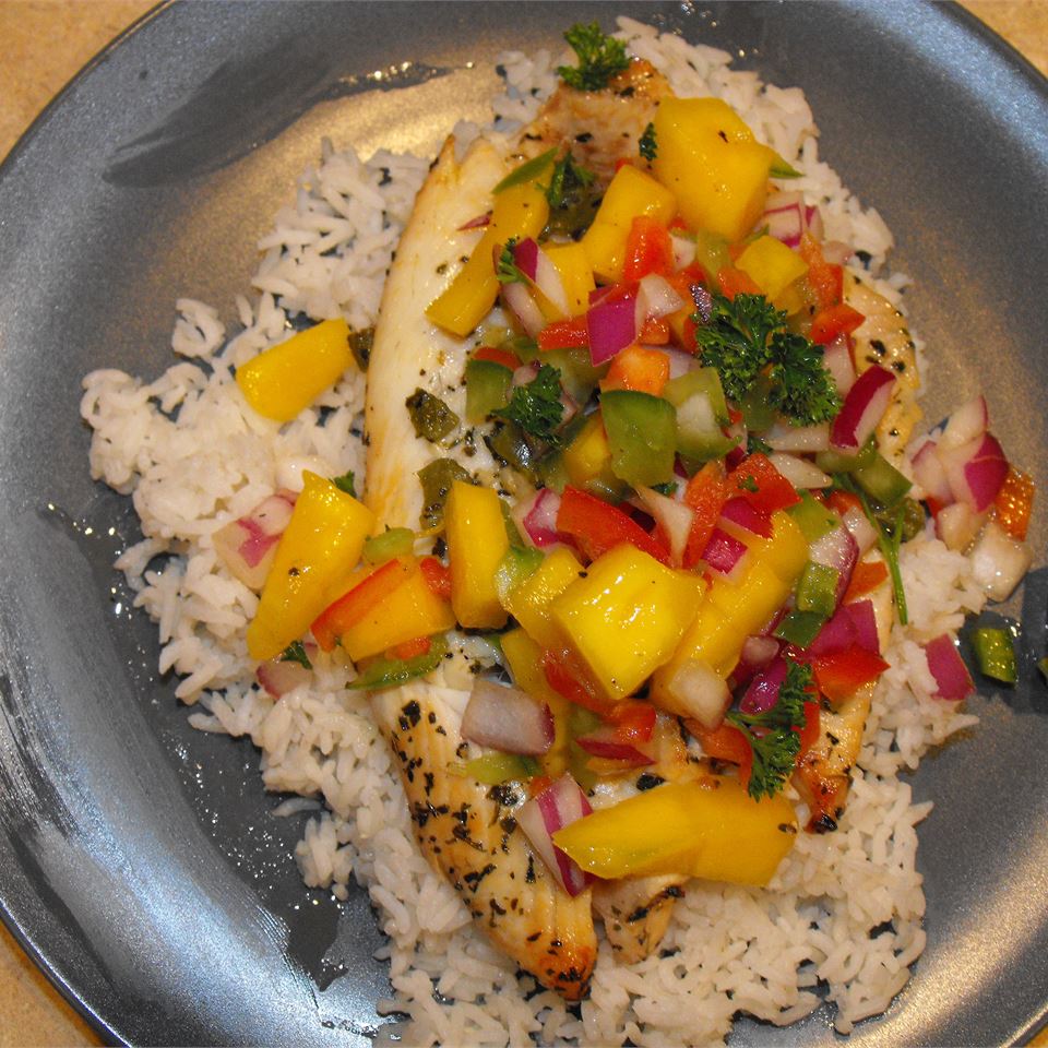 Grilled Tilapia and Mango Salsa Recipe | Allrecipes