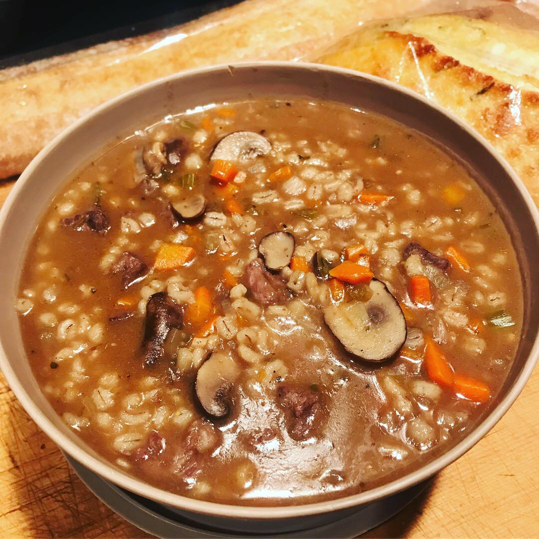 Beef Mushroom Barley Soup Recipe Allrecipes