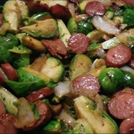 Kielbasa with Brussels Sprouts Recipe