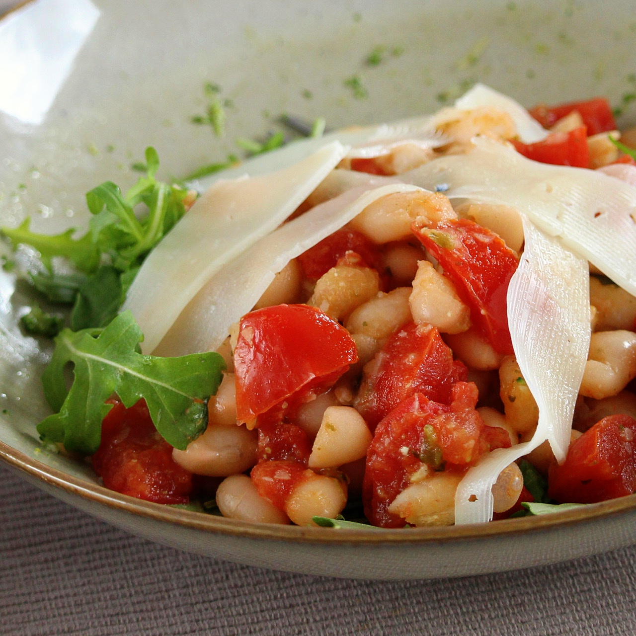Arugula Salad with Cannellini Beans Recipe | Allrecipes