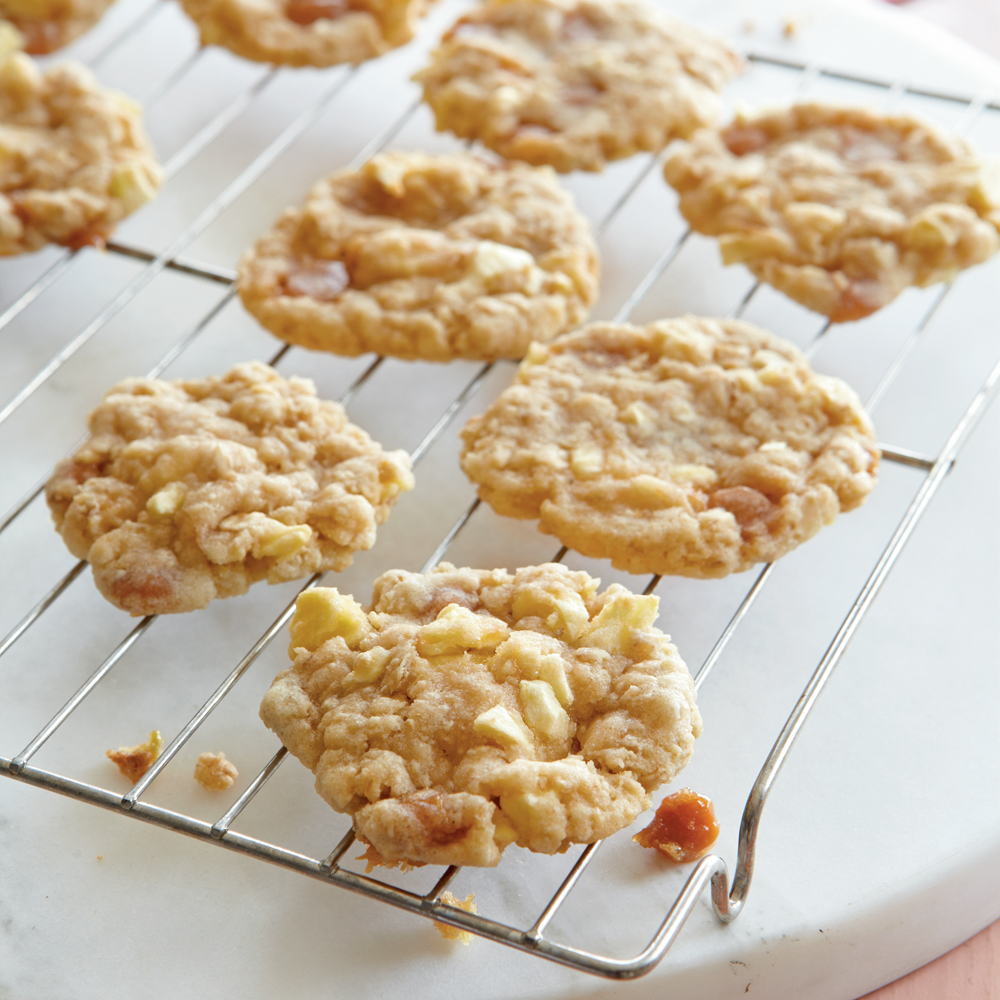 Caramel Apple Oatmeal Cookies Recipe | MyRecipes