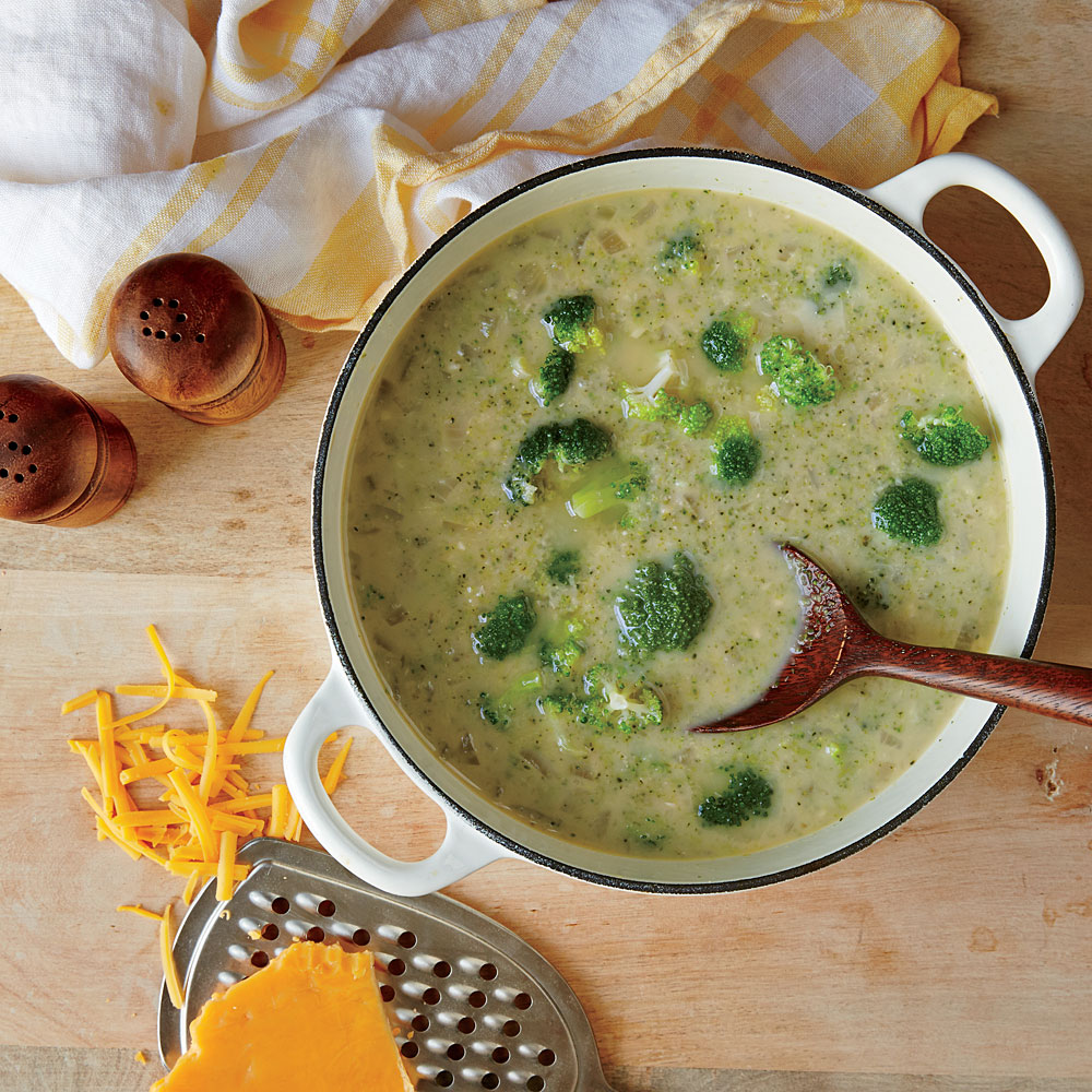 Creamy Broccoli-Cheese Soup Recipe | MyRecipes