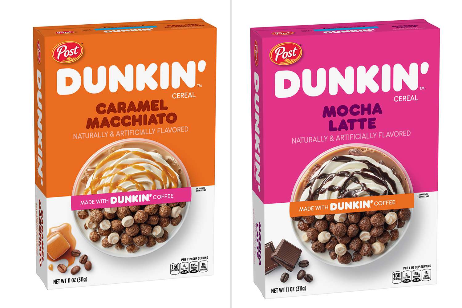 Dunkin' Just Unveiled CoffeeFlavored Cereals That